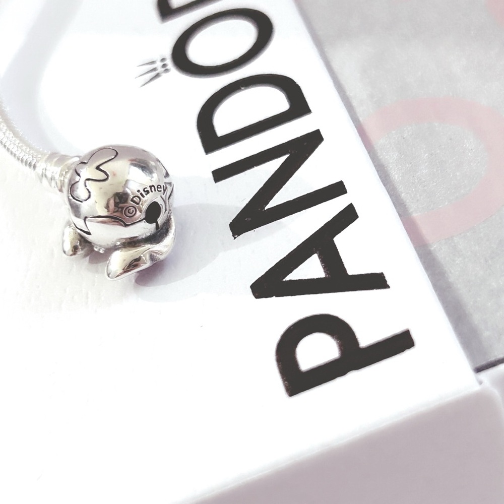 PANDORA Disney Stitch Snake Chain Bracelet (21cm|8.3”) w/box - Picture 4 of 11
